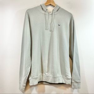 VINEYARD VINES Gray Terrycloth Pullover Hoodie Size Small